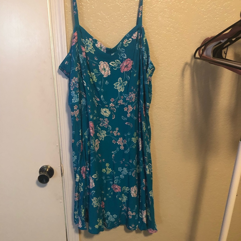 Torrid 3X Challis Floral Tank Dress
